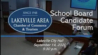 2020 Lakeville School Board Candidate Forum
