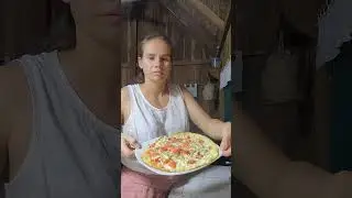 Making breakfast in my jungle kitchen
