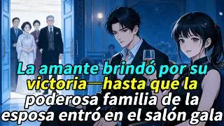 La amante brindó por su victoria—hasta que la poderosa familia de la esposa entró en el salón gala.