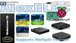 AlexELEC Linux OS 'LibreELEC Type System' KODI 17.1+Retro Gaming - S805 S905X S812 Android TV Box's