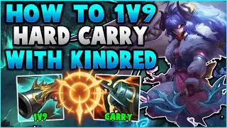How To 1v9 As Kindred Easily In Season 11! Super Hard Carry Kindred Gameplay! - League Of Legends