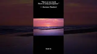 No Truth - Just Perception (Gustave Flaubert) #shorts
