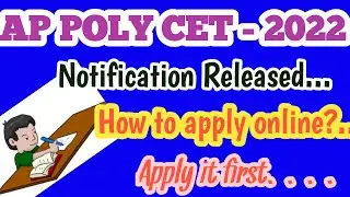 AP POLYCET2022,HOW TO APPLY?
