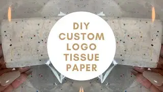 $1 DIY Personalized Logo Tissue Paper