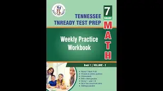 Tennessee TCAP 7th Grade Math Test Prep | Volume 2 Workbook | 2400+ Practice Questions