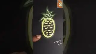 how to draw glow effect using affordable materials|No posco #shorts #gloweffect #sriartgallery