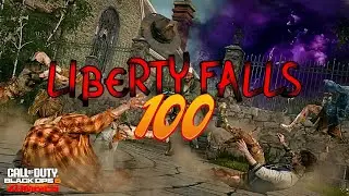 INSANE Zombies High Round Gameplay! Round 90-101 on Liberty Falls (BO6)