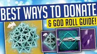 Destiny 2 | BEST WAYS TO DONATE! Timelost Weapons GOD ROLL Guide - MUST HAVE!