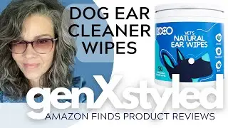 Dog Ear Cleaner Wipes! Easy to use and well tolerated by puppy #amazonfinds #productreview