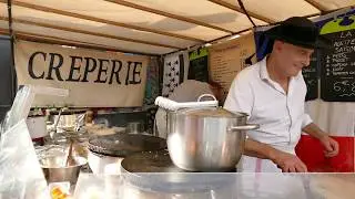 Paris ~ Les Puces ~ World's Largest Flea Market #4~ Creperie ~ Knock-off Merchandise