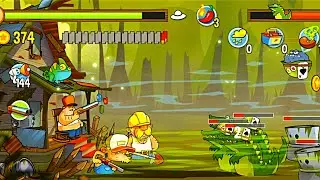 Swamp Attack mobile game episode 5 level 10 - 12