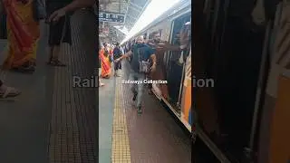 Mumbai Local Train at Kurla Station