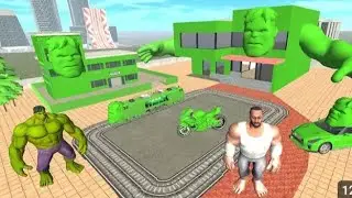 12:13Franklin Change House to Hulk City inIndian Bike Driving 3d l Princegamingstudio 