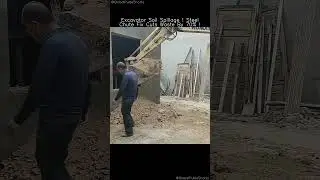 Excavator Soil Spill Solution: Steel Chute Fix! 🚜🛠️ #constructionhack #efficiencyboost