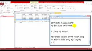 FLOTECH TUTORIAL: Add Data MS Access 2013 & Refresh Data Crystal Report