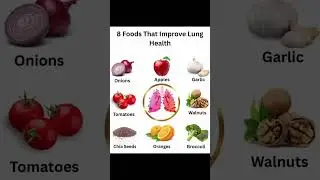 8 Foods That Improve Lung Health #lifeandhealth08 #healthyfoods #nutrition #shortsviral
