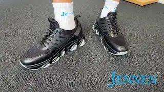 Elevate Your Game with Mr. Shapiro 8cm Gym-Style Sneakers by JENNEN