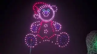 Busch Gardens Tampa Holiday Drone Show 2025