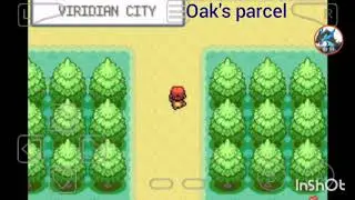 Fire red adventure starts. Oak's parcel episode 1