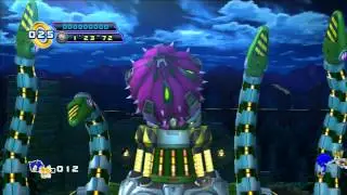 Sonic The Hedgehog 4 Episode 2 Walkthrough Part 4 'Sylvania Castle Zone Act 4' 1st Boss HD