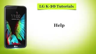 How To Use Help On LG smart phones user guide support