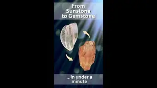 Sunstone Carved into a Gemstone: In Under A Minute #Shorts