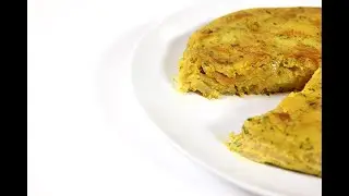 Tortilla vegana | sin huevo de patatas y cebolla