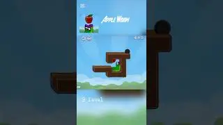 Apple Worm level 9 solution ✅ #appleworm #games #puzzle