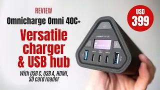 Omnicharge Omni 40C+: Versatile 2-in-1 laptop charger and USB hub
