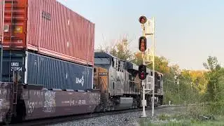 Csx 5412 coming off the west shore line back on to the main line 