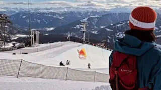 250116 Day 1 스노우보더의 성지 스위스 락스(Switzerland LAAX) 1일차
