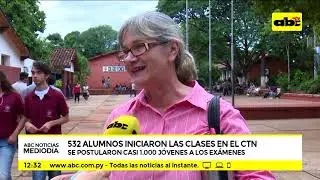 Más de 500 nuevos alumnos inician clases en el Colegio Técnico Nacional