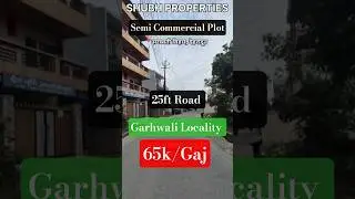 Dehradun में Ghar + Business दोनों Possible &ndash; Semi Commercial Plot Available  | Shubh Properties