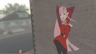 Zero Two but she's an animated texture | Saints Row IV
