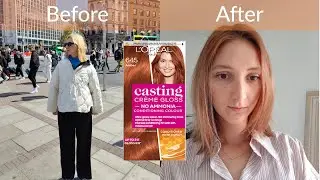 Где же здесь Янтарь? L'oreal Casting 645 Amber дома за пол часа