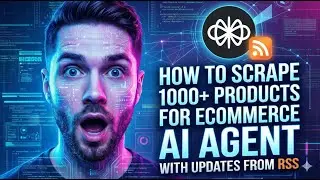How to scrape 1000+ products for Ecommerce AI Agent with updates from RSS | Voiceflow Tutorial