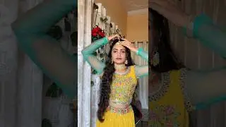 Haldi curls 😂🥰 #video #wedding #shortvideos #goneviral #minivlog #viralvideos #dance
