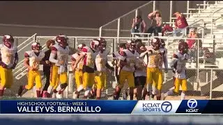 HS Football: Valley vs. Bernalillo
