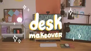 IKEA Desk Makeover + Cable Organization