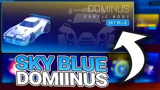 SKY BLUE DOMINUS IN THE ROCKET LEAGUE ITEM SHOP!