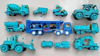Hunting mainan mobil mobilan truk, truk molen, beko, Jeep, bulldozer, mobil balap, truk tangki