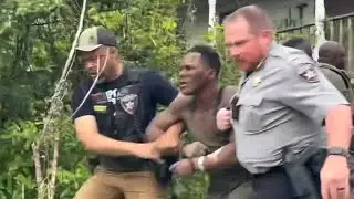 Video shows capture of wanted Georgia man who escaped custody