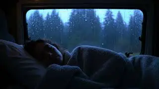 Heavy Rain Sounds with Thunder for Sleeping Calmly