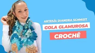 Fio Boreal Circulo -  Gola Glamurosa  em Croch&ecirc;