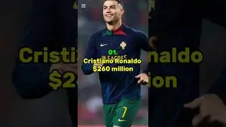 Top 10 Highest paid athletes in the World 🌍 #athlete #top10 #ronaldo #foryou #viral #shorts #facts