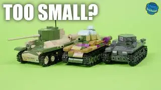 Pre-War Tanks with Purple Camouflage 3in1 Set - COBI 2740 (Speed Build Review)