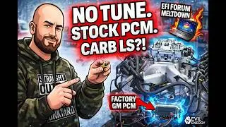 Двигатель Evil Energy Carb LS работает на стандартном заводском блоке управления двигателем (без ...