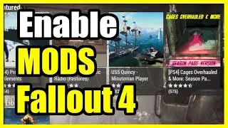 Как получить моды и включить их в FALLOUT 4 на PS4, PS5, Xbox и ПК
