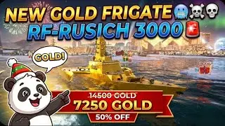 GOLD DISCOUNT🤯FRIGATE NEW || RF-RUSICH 3000 🥶#modernwarships #frigate #golddiscount 