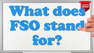 What is the full form of FSO?